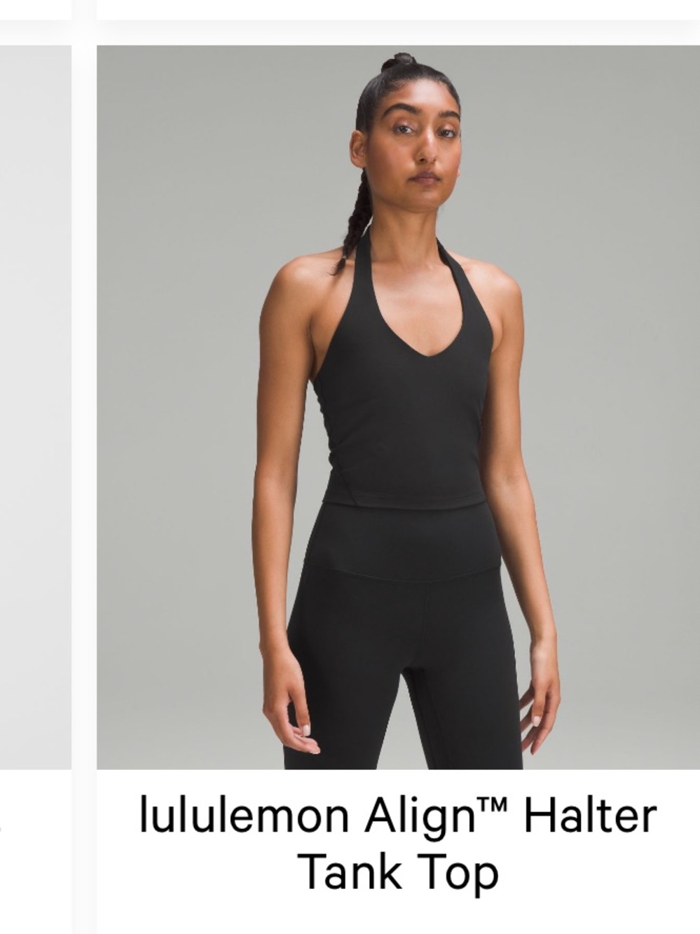 lululemon Align Halter
Tank Top size 2 black